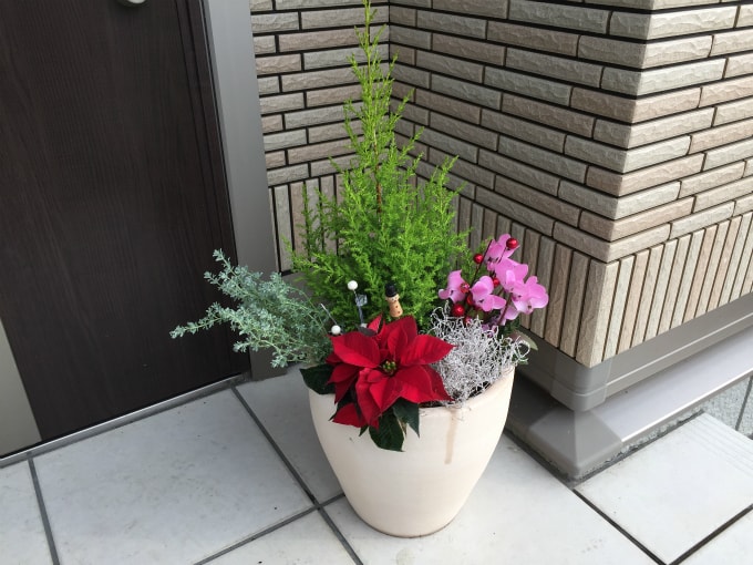 初心者でも簡単 おしゃれな植木鉢で 冬の寄せ植え クリスマスバーションを作ろう 鉢人blog